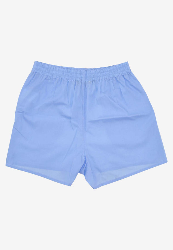 La Rose Button-Up Mini Shorts Light Blue PS002001_LIGHT BLUE