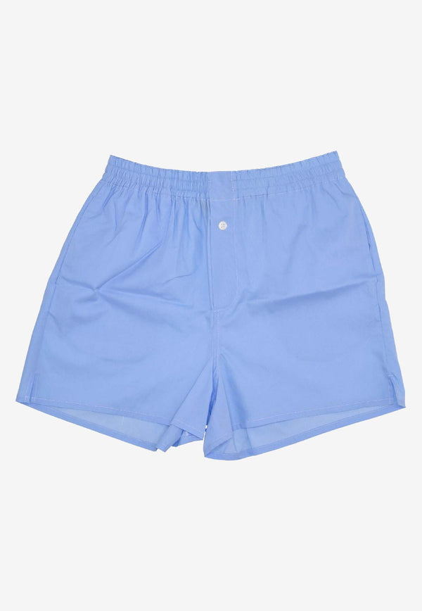 La Rose Button-Up Mini Shorts Light Blue PS002001_LIGHT BLUE