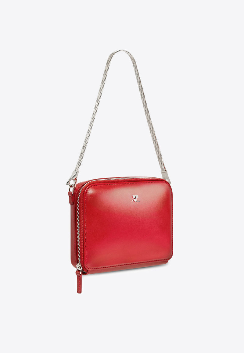 Courrèges Cloud Chained Handbag  Red 424GSA146CR0065_4015