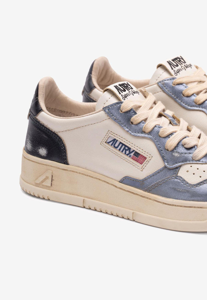 Autry Medalist Leather Low-Top Sneakers Multicolor AVLWMT_03