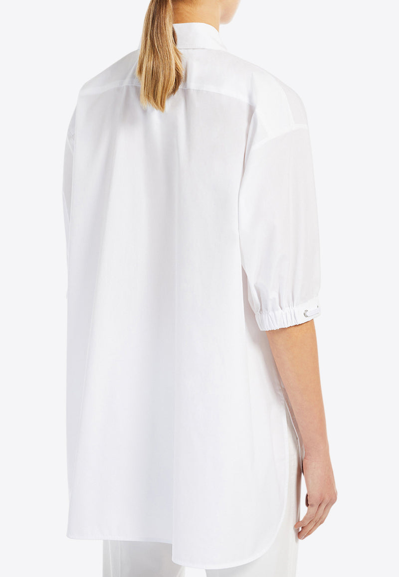 Max Mara Teano Loose-Fit Shirt White 2511191052600TEANO_001