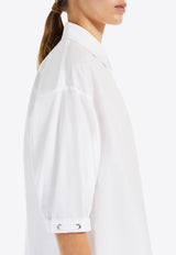 Max Mara Teano Loose-Fit Shirt White 2511191052600TEANO_001