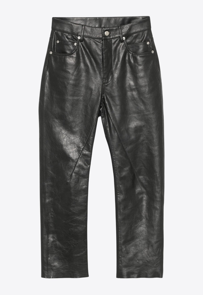 Rick Owens Detroit Leather Pants Black RP01E7324LTP_09_TH
