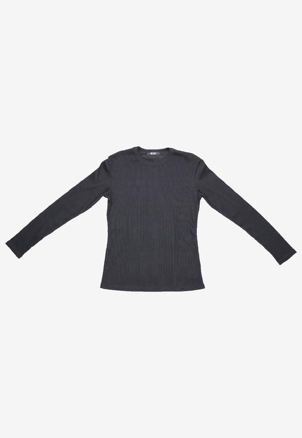 La Rose Long-Sleeved Jersey T-shirt Black TS001008COSTINE_BLACK