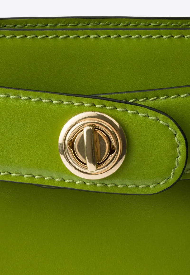 Prada Medium Carey Calf Leather Top Handle Bag Green 1BG567VKOO2HIA_F0ZCM