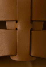 Prada Leather and Jute Sandals Tan 1X870NF010248_F0054