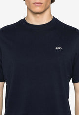 Autry Embroidered Logo T-shirt Navy TSPMA7_CB