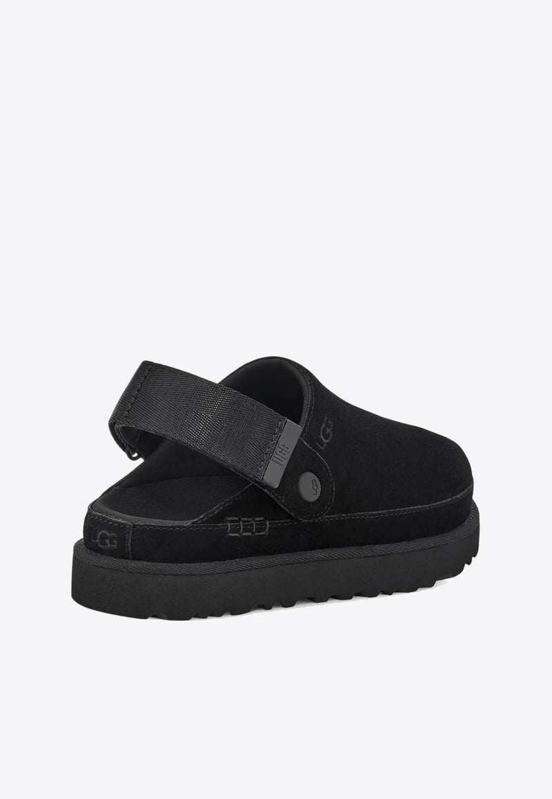 UGG Goldenstar Suede Mules Black 1138252_BLK