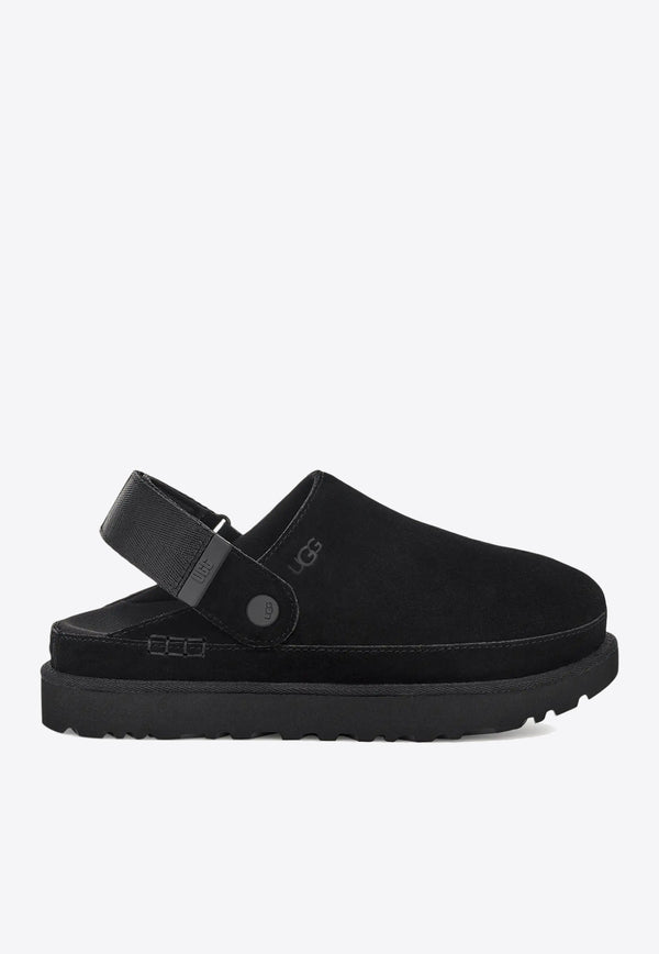 UGG Goldenstar Suede Mules Black 1138252_BLK