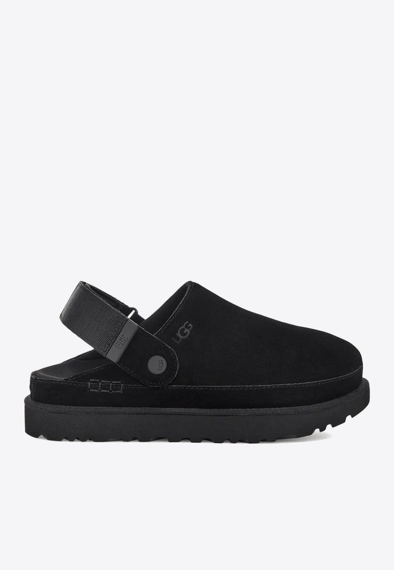 UGG Goldenstar Suede Mules Black 1138252_BLK