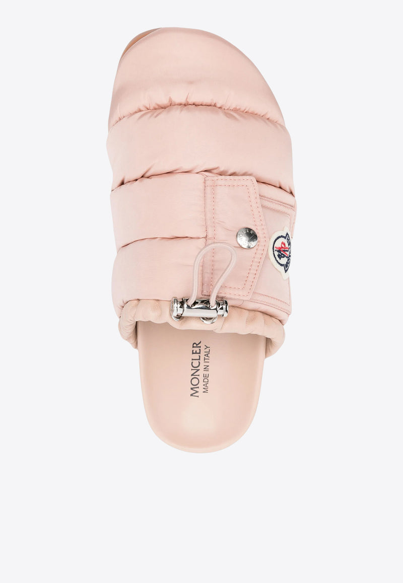 Moncler Mon Pocket Padded Slippers Pink K109B4M00040M5080_51J