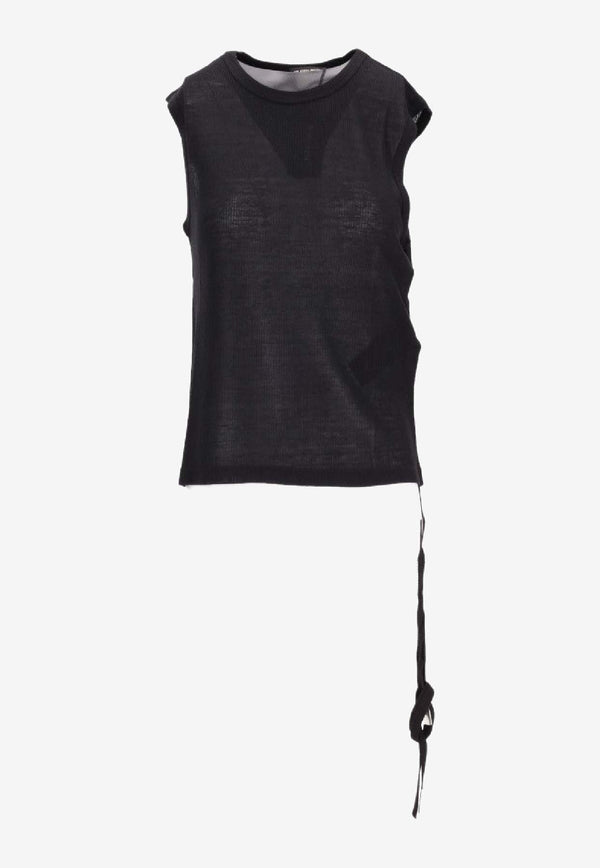 Ann Demeulemeester Biba Sleeveless Top Black B0011981FA570_099