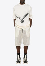 Rick Owens Graphic Print T-shirt Off-white RR01E5238JNCP3_2109