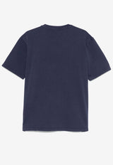 Autry Embroidered Logo T-shirt Navy TSPX12_OB