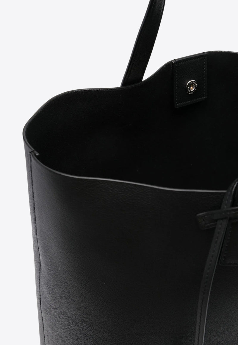 Saint Laurent Bold Leather Tote Bag  Black 676657CSU0N_1000