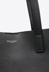 Saint Laurent Bold Leather Tote Bag  Black 676657CSU0N_1000