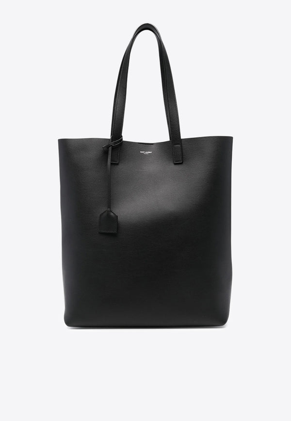 Saint Laurent Bold Leather Tote Bag  Black 676657CSU0N_1000