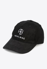 Anine Bing Jeremy Logo Baseball Cap Black S129084_000