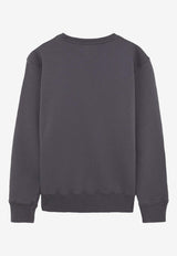 Autry Lacy Water Print Crewneck Sweatshirt Gray SWPM76_JF