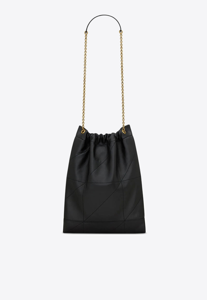 Saint Laurent Jamie Pochon Shoulder Bag in Nappa Leather Black 781666AAB32_1000