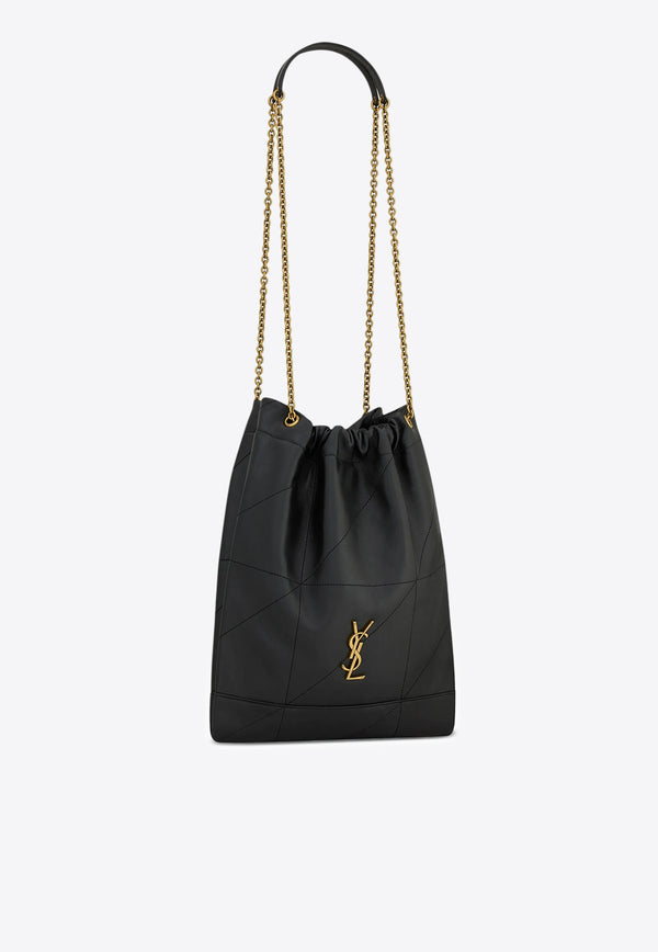 Saint Laurent Jamie Pochon Shoulder Bag in Nappa Leather Black 781666AAB32_1000