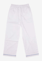 La Rose Signature Pajama Pants White PS001001_WHITE