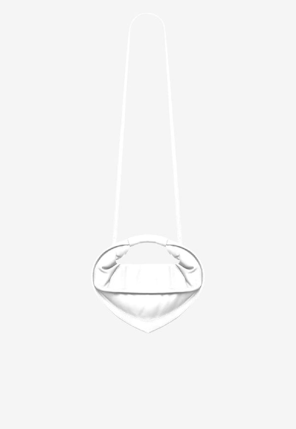 Federico Cina Mini Tortellino Nappa Leather Handbag White MTB0101_WHITE