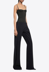 Courrèges Illusion Straight-Leg Pants Black 424CPA276PL0159_9999