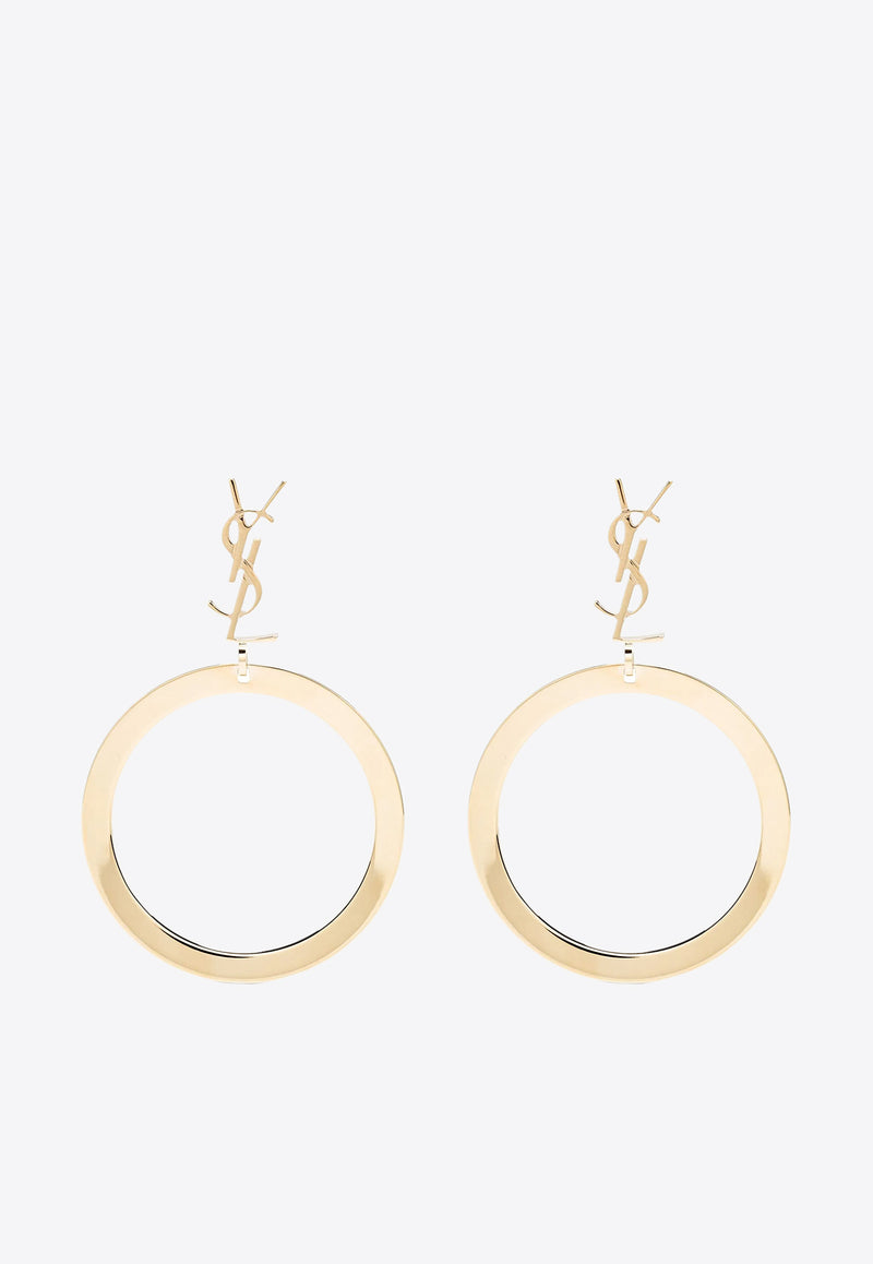 Saint Laurent Cassandre Drop Earrings  Gold 784142Y1500_8030