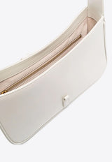 Saint Laurent Le 5 À 7 Calf Leather Shoulder Bag Cream 6572282R20W_9207