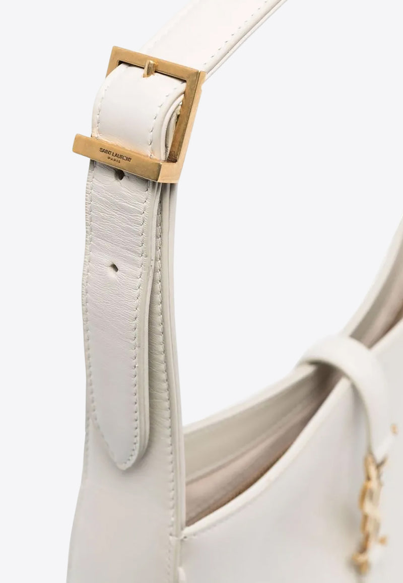 Saint Laurent Le 5 À 7 Calf Leather Shoulder Bag Cream 6572282R20W_9207