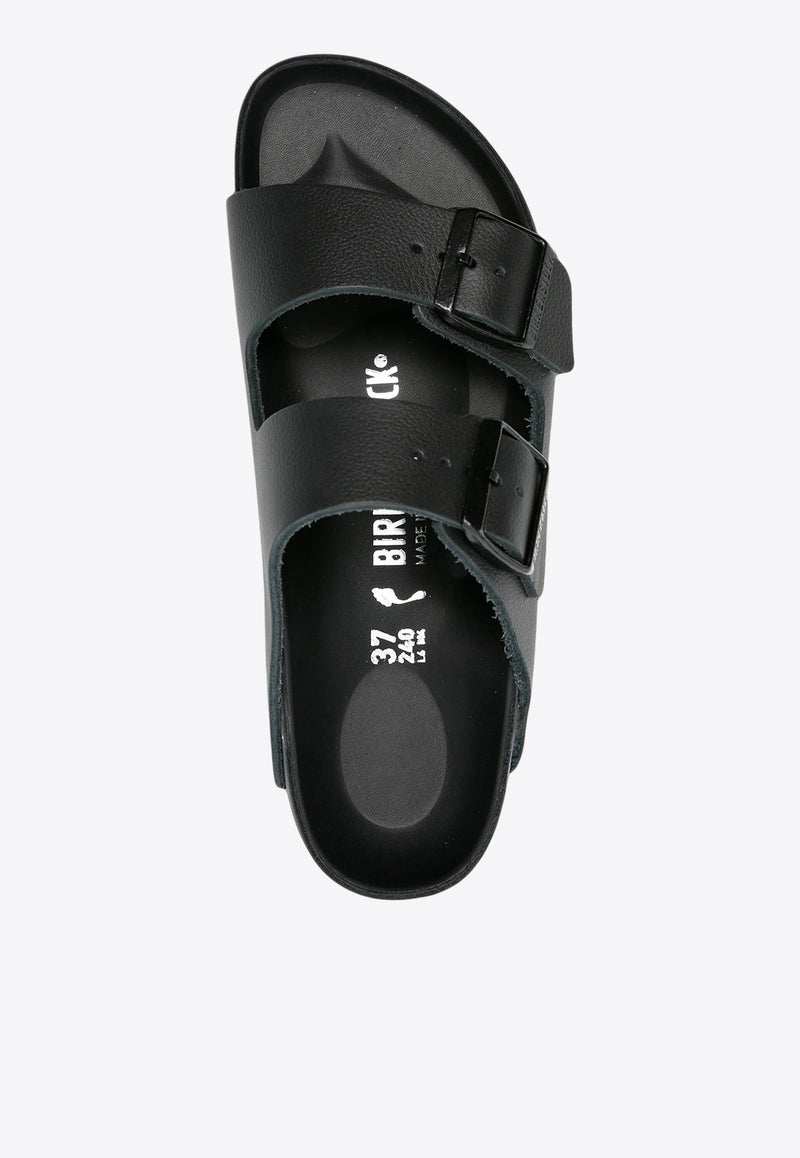 Birkenstock Arizona Leather Buckled Sandals Black 1026843_BLACK