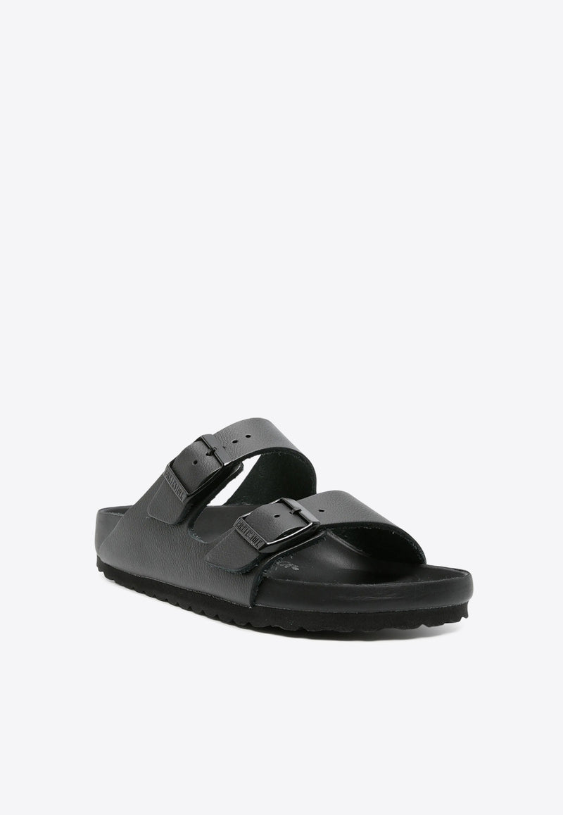 Birkenstock Arizona Leather Buckled Sandals Black 1026843_BLACK