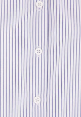 Niccolò Pasqualetti Douglas Striped Shirt Blue NP07SH02ACOPO_BLUE