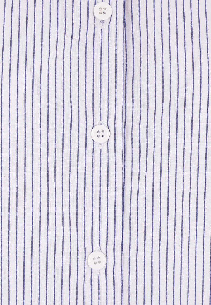 Niccolò Pasqualetti Douglas Striped Shirt Blue NP07SH02ACOPO_BLUE