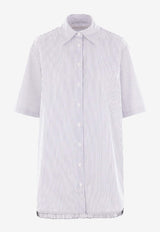 Niccolò Pasqualetti Douglas Striped Shirt Blue NP07SH02ACOPO_BLUE