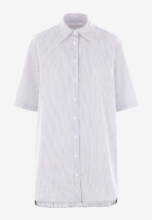 Niccolò Pasqualetti Douglas Striped Shirt Blue NP07SH02ACOPO_BLUE