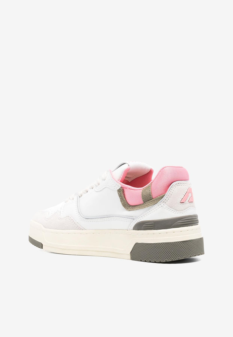 Autry CLC Leather Low-Top Sneakers White ROLWMC_03