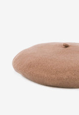 Celine Robert Knitted Beret Hat Taupe KOPPA00TAUPE00TU
