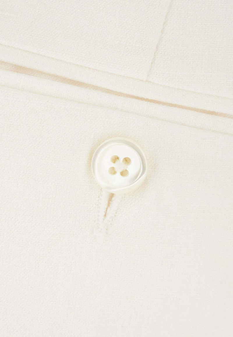 Thom Browne High-Rise Tailored Pants White FTC499AF0829_100