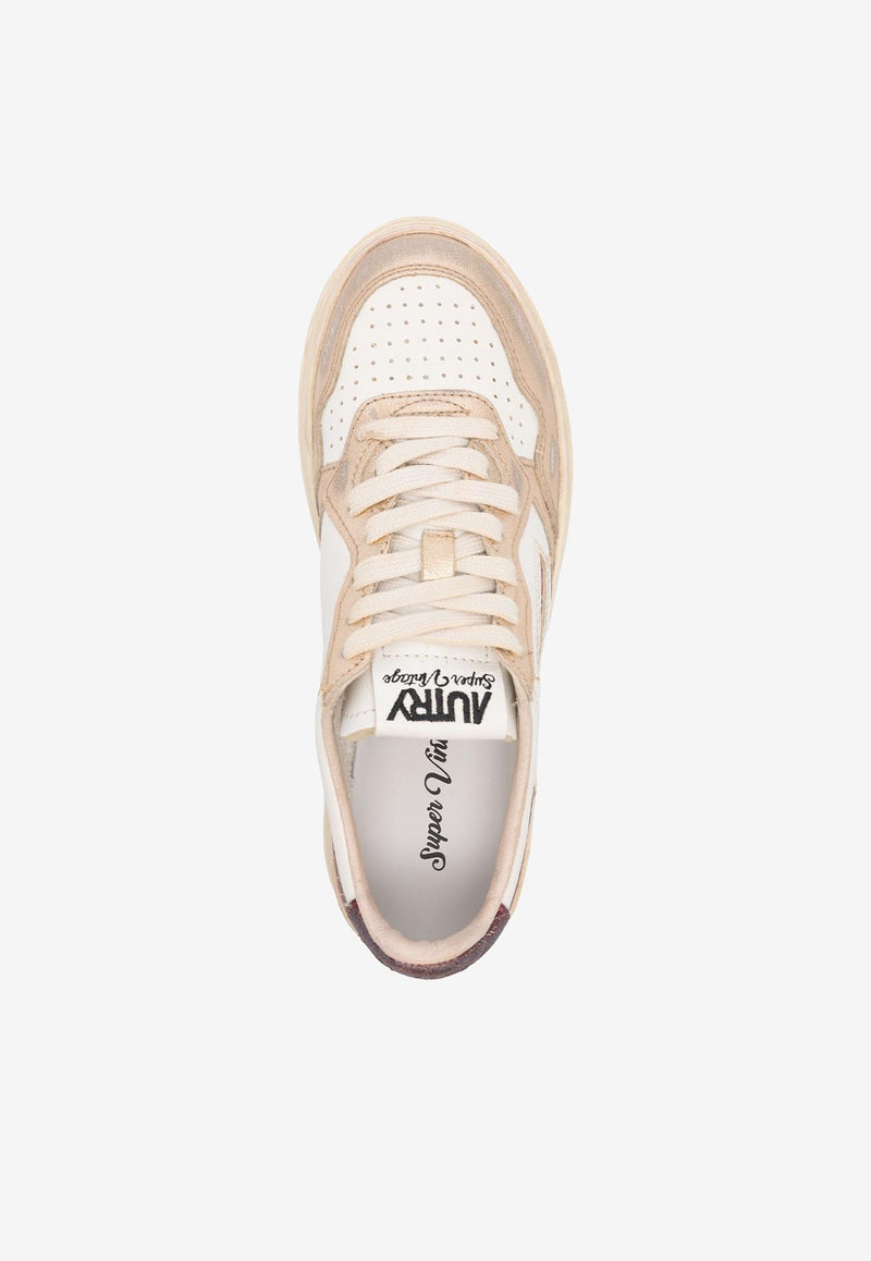Autry Medalist Leather Low-Top Sneakers Multicolor AVLWMT_04