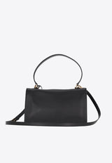 Prada Medium Soft Sound Leather Shoulder Bag Black 1BN023VTOO2CYS_F0002