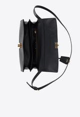 Prada Medium Soft Sound Leather Shoulder Bag Black 1BN023VTOO2CYS_F0002