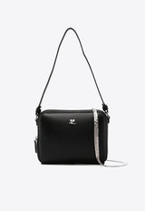 Courrèges Cloud Calf Leather Shoulder Bag Black 424GSA146CR0065_9999