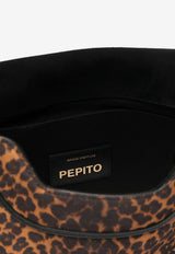 Jérôme Dreyfuss Large Pepito Leopard Print Crossbody Bag Brown 45PEPLCR_Imprimé Léopard Naturel