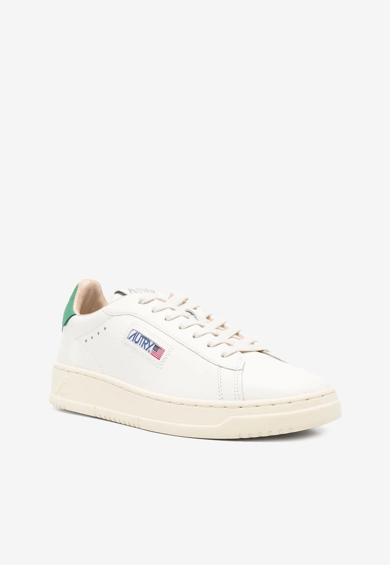Autry Dallas Leather Low-Top Sneakers White ADLMMR_02