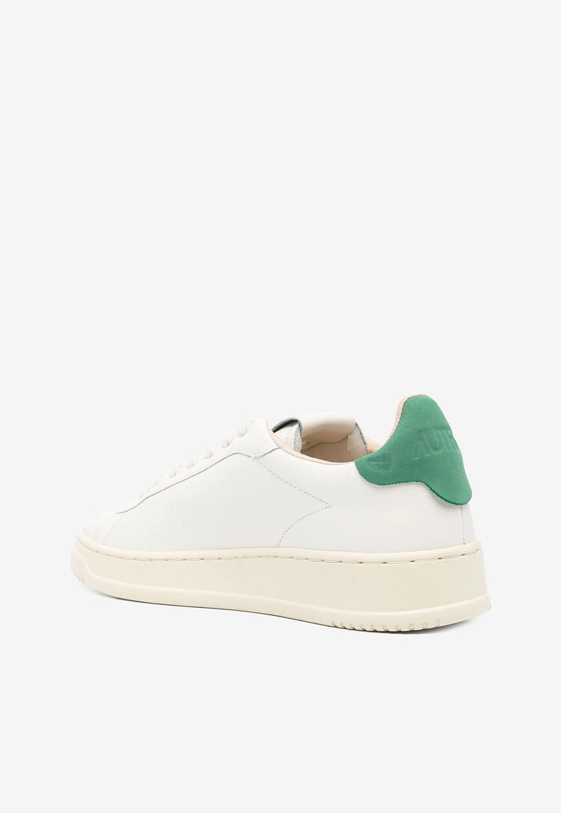 Autry Dallas Leather Low-Top Sneakers White ADLMMR_02