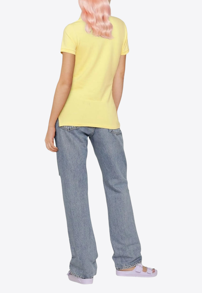 Ralph Lauren Julie Pony Polo T-shirt Yellow 211870245030_700