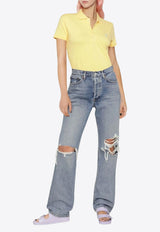 Ralph Lauren Julie Pony Polo T-shirt Yellow 211870245030_700