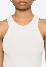 Agolde Rayne Ribbed Knit Tank Top  Gray A73561260_PDER